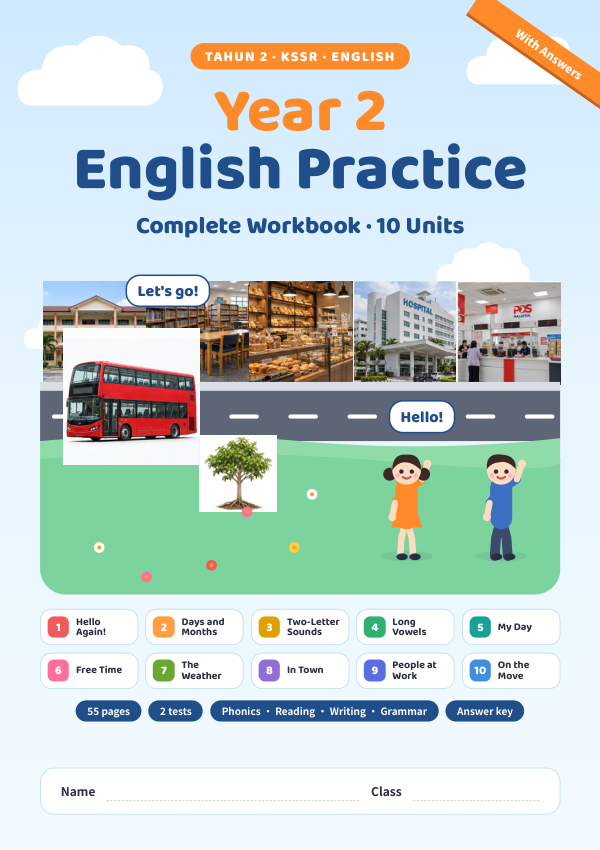 Buku Latihan Bahasa Inggeris Tahun 2
