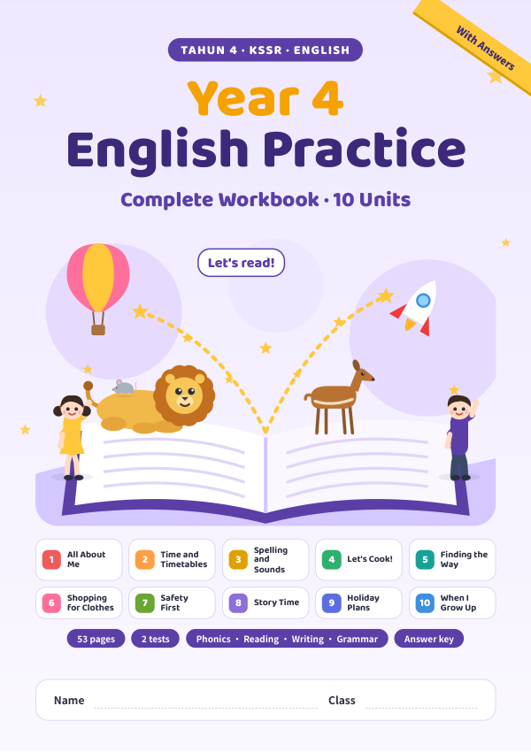 Buku Latihan Bahasa Inggeris Tahun 4