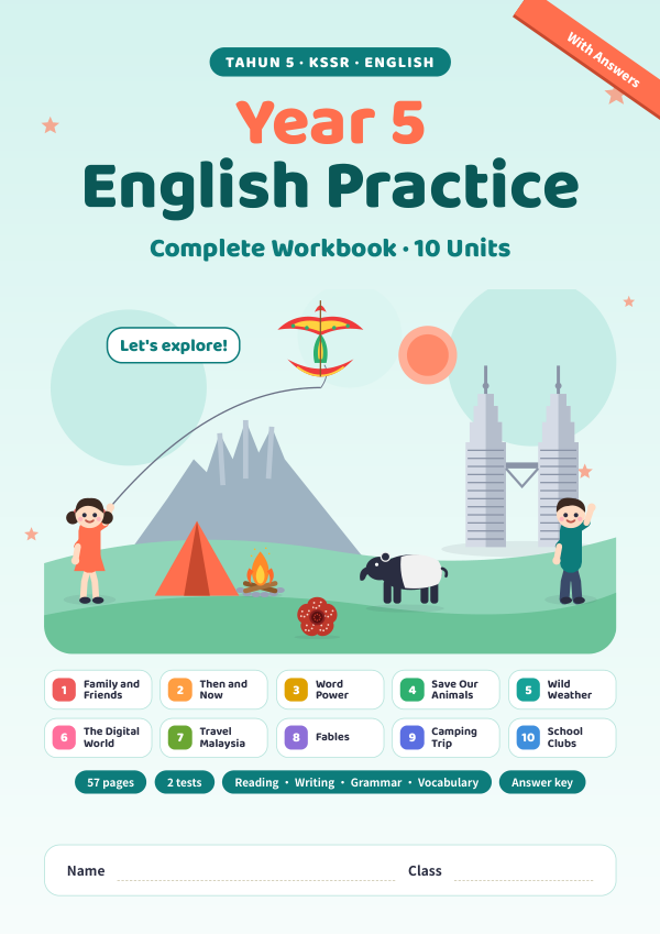 Buku Latihan Bahasa Inggeris Tahun 5