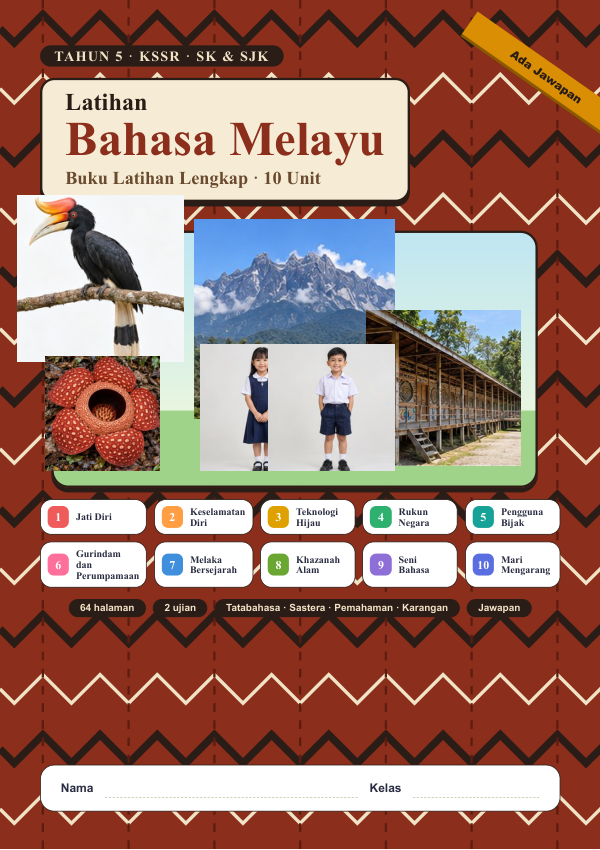 Buku Latihan Bahasa Melayu Tahun 5