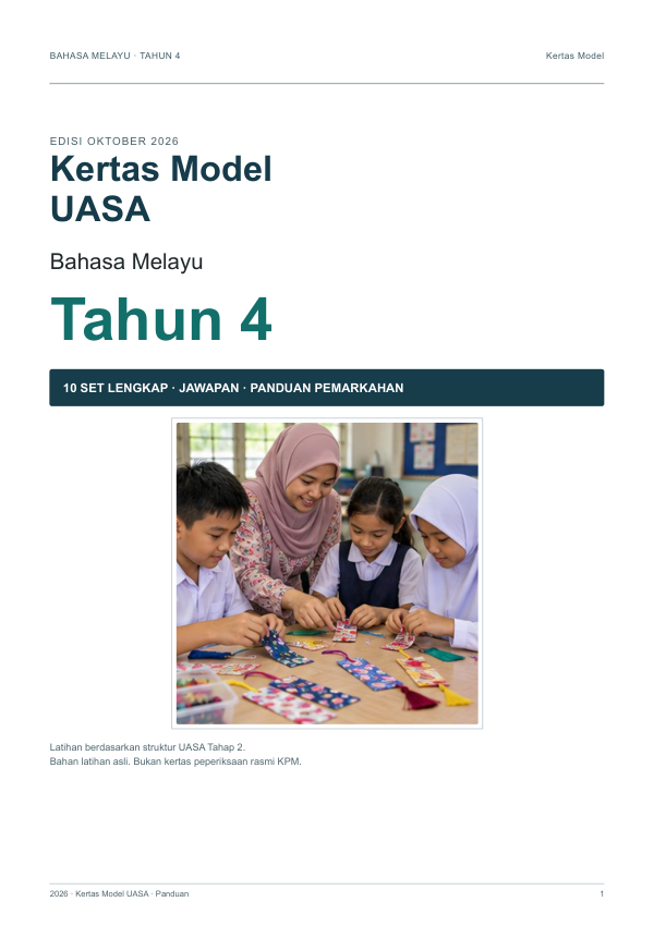 Kertas Model UASA Bahasa Melayu Tahun 4