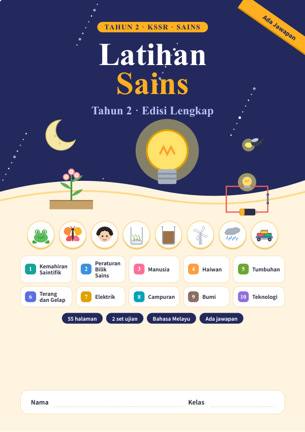 Buku Latihan Sains (Edisi Bahasa Melayu) Tahun 2
