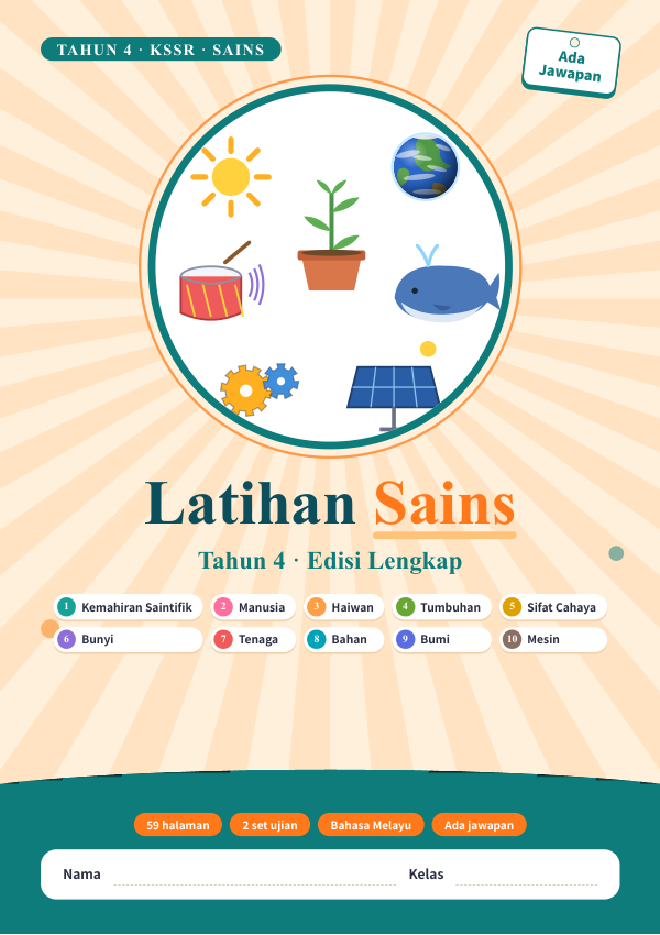 Buku Latihan Sains (Edisi Bahasa Melayu) Tahun 4