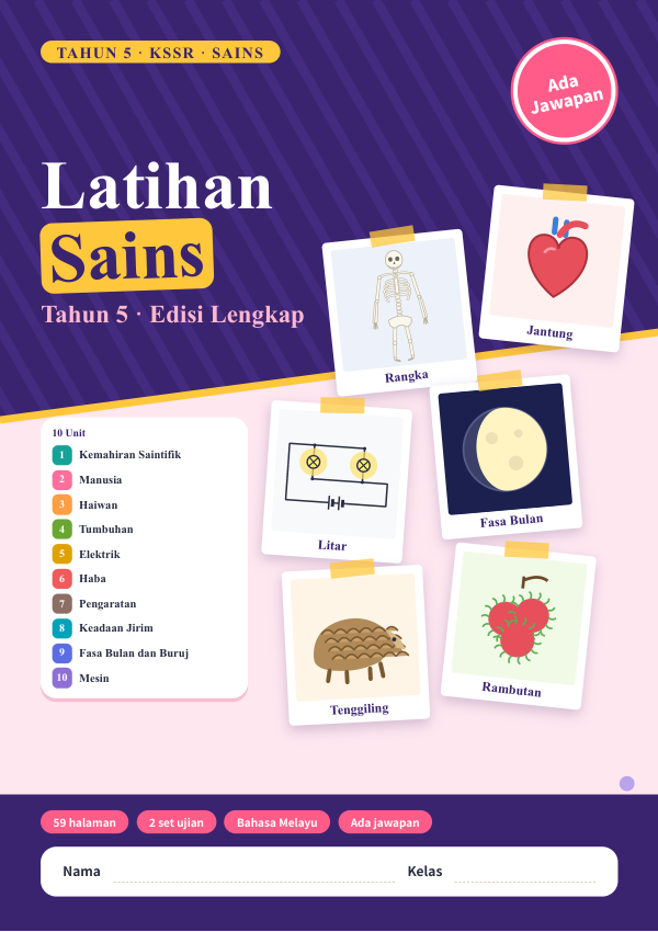 Buku Latihan Sains (Edisi Bahasa Melayu) Tahun 5